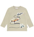 Hust and Claire T-shirt -  HCAnton Retro Road - Greene Stone