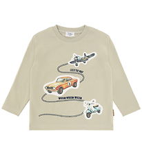 Hust and Claire T-shirt -  HCAnton Retro Road - Greene Stone