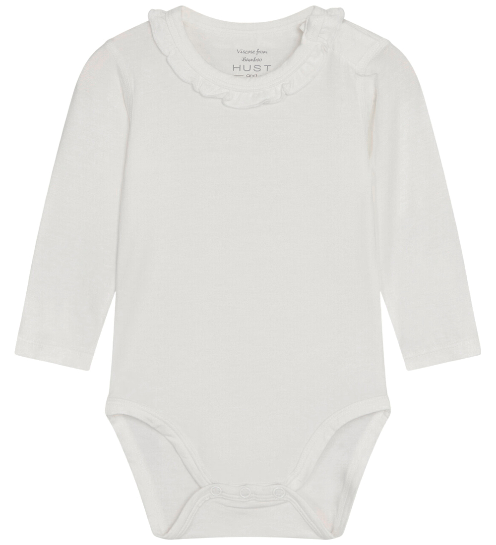Hust and Claire Body l/ä - Bambus - HCBuller Flounce - Ivory - Hust and Claire - 3 Jahre (98) - Body L/Ä