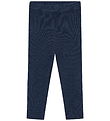 Hust and Claire Leggings - Bomuld/Bambus - HCLui Knit Rib - Blue