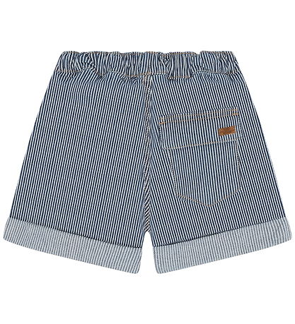 Hust and Claire - Shorts - HCHans Yd stripe - Blue Denim