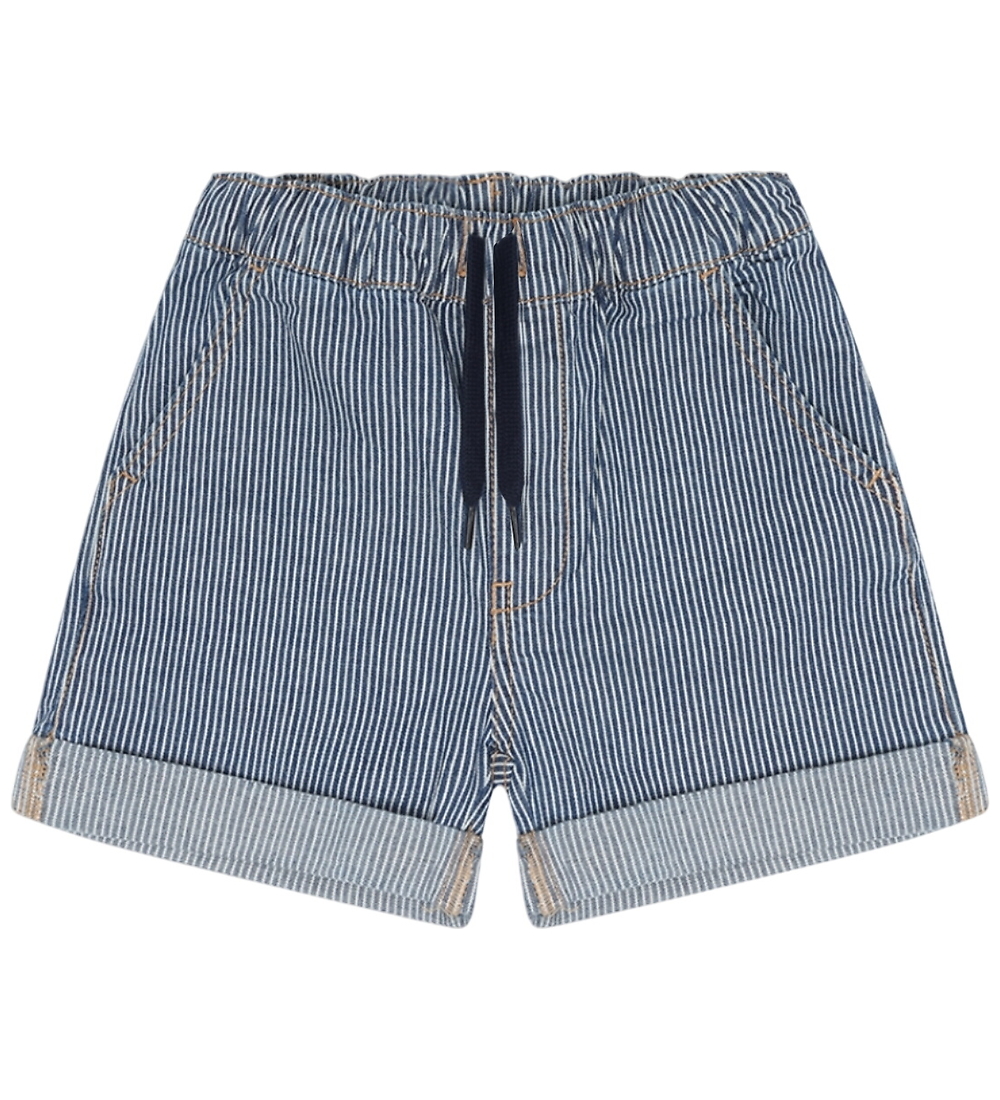 Hust and Claire - Shorts - HCHan's Yard Stripe - Blue Denim - Hust and Claire - 6 Jahre (116) - Shorts