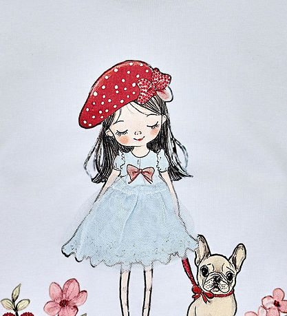 Hust and Claire Sweatshirt - HCSicillia French Girl - A Bit Blue