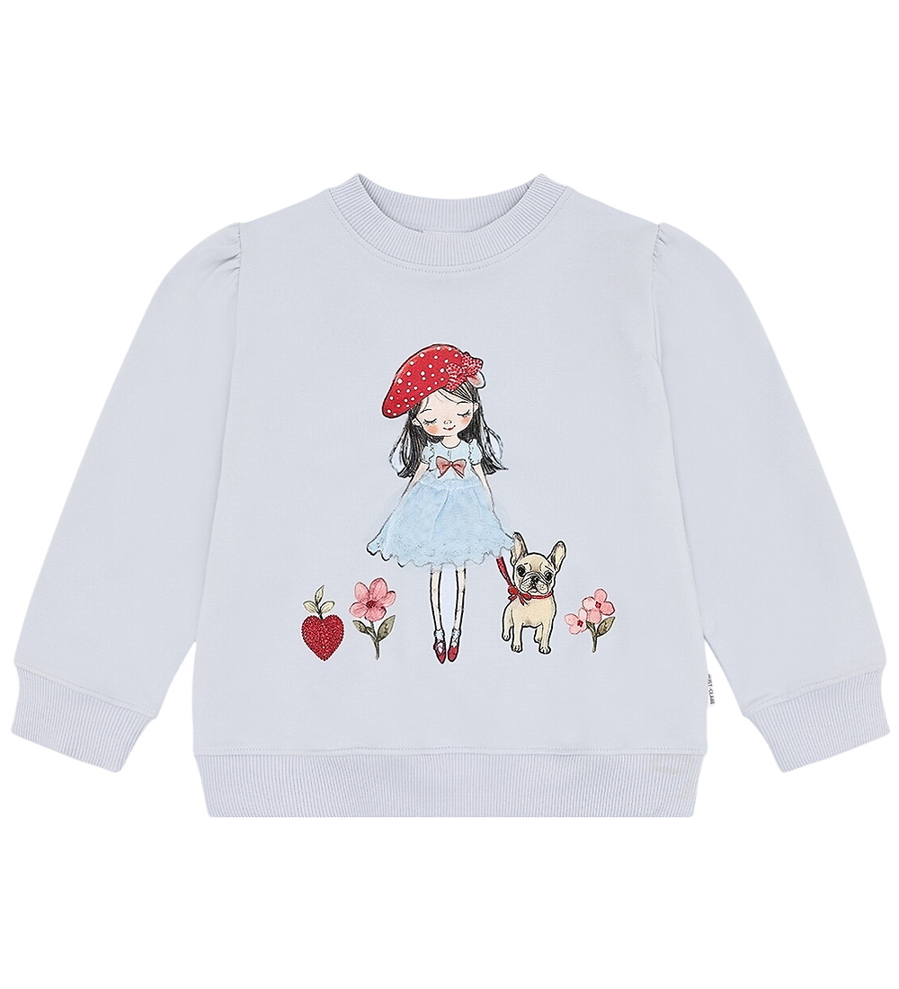 Hust and Claire Sweatshirt - HCSicillia French Girl - A Bit Blue - Hust and Claire - 5 Jahre (110) - Sweatshirts