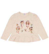 Hust and Claire  Bluse -  HCAlma Spring fairies - Wheat Melange