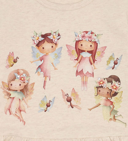 Hust and Claire  Bluse -  HCAlma Spring fairies - Wheat Melange