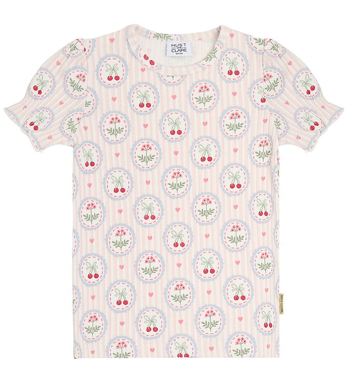 Hust and Claire T-shirt - Bomuld/Modal - HCAlma Frame - Ivory