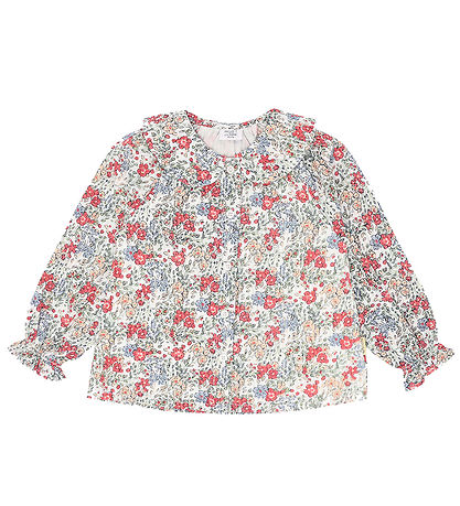 Hust and Claire Skjorte -  HCRoselyn Seersucker - Ivory