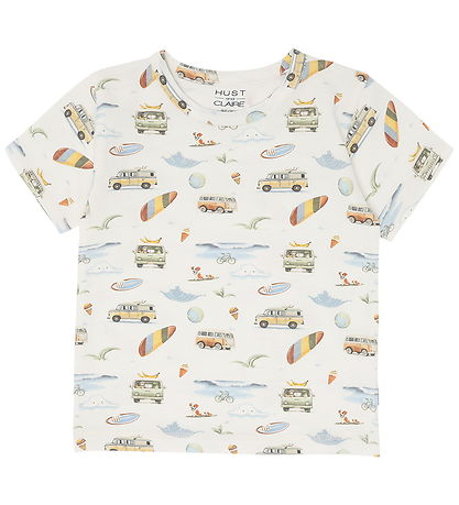 Hust and claire T-shirt -  HCAugust Excursion - Ivory