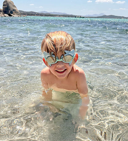 SunnyLife Dykkerbiller - Salty The Shark - Aqua