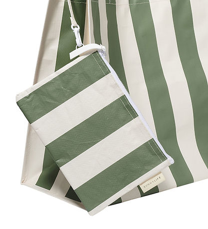 SunnyLife Strandtasche - Der Urlaub Olive Stripe