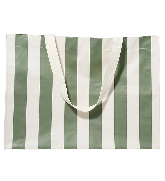SunnyLife Strandtaske m. Pung - The Vacay Olive Stripe