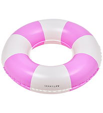 SunnyLife Swim Ring - Pool Party Magenta Stripe