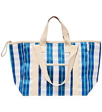 SunnyLife Beach Bag - Nylon CoolerTote La Mer Blue Neon