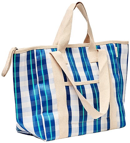SunnyLife Strandtaske - Nylon CoolerTote La Mer Blue Neon
