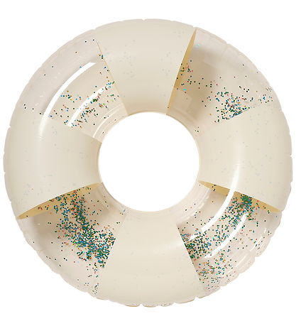 SunnyLife Swim Ring - Cotton Candy Glitter Stripe