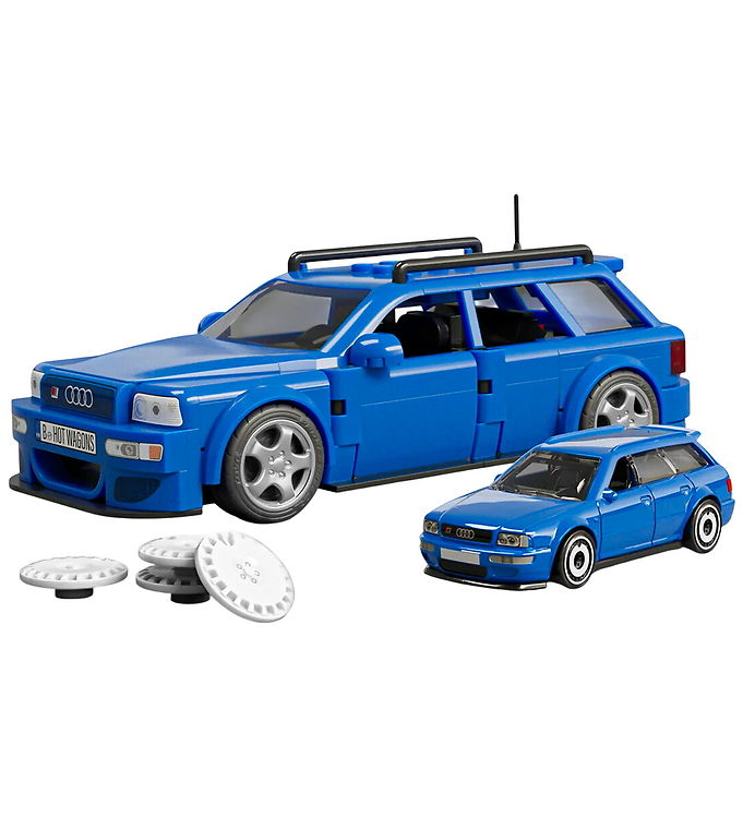 Hot Wheels Brick Shop Sæt - Speed Series - '94 Audi Avant RS2 -