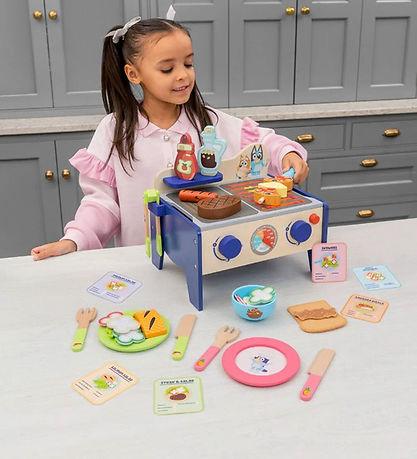 Bluey Spielset - Grilltisch