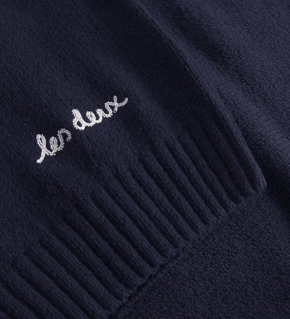 Les Deux Bluse - Brad - Strik - Dark Navy Blue