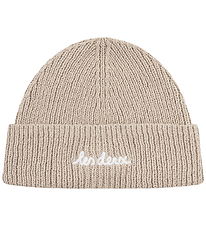 Les Deux Beanie - Knitted - Rib - Dark Sand