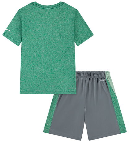 Nike Shortssæt - t-Shirt/ Shorts - Smoke Grey