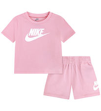 Nike Shortssæt - t-Shirt/ Shorts - Medium Soft Pink