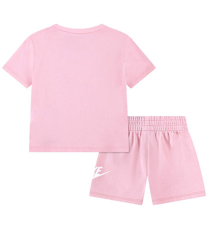 Nike Shortssæt - t-Shirt/ Shorts - Medium Soft Pink