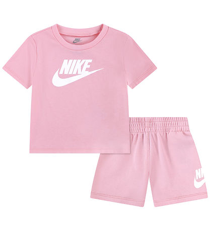 Nike Shortssæt - t-Shirt/ Shorts - Medium Soft Pink