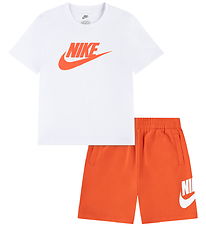 Nike Shortssæt - t-Shirt/ Shorts - Turf Orange