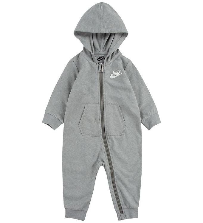 Nike Heldragt - Grey Heather m. Logo