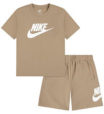 Nike Shortssæt - t-Shirt/ Shorts - Hemp