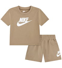 Nike Shortssæt - T-shirt/ Shorts - Hemp