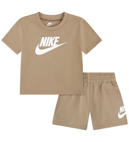 Nike Shortssæt - T-shirt/ Shorts - Hemp