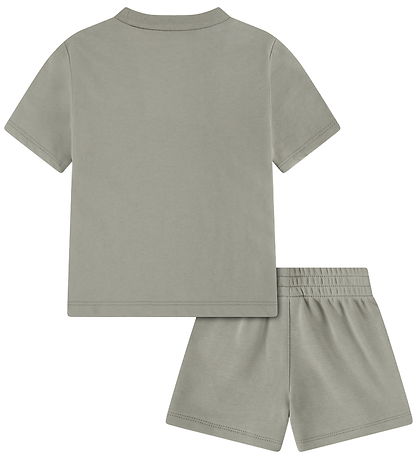 Nike Shortssæt - T-shirt/ Shorts - Spruce Fog
