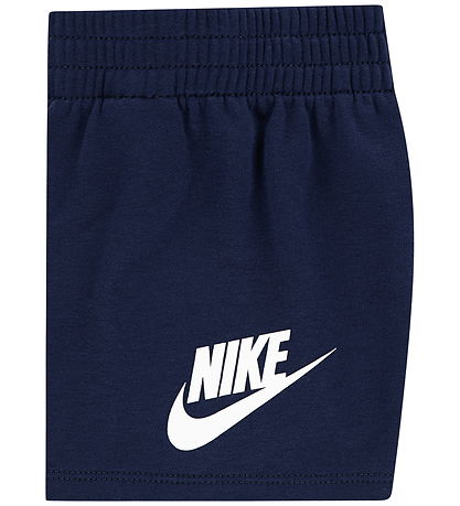 Nike Shortssæt - T-shirt/ Shorts - Midnight Navy/ Grey