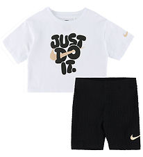 Nike Shortssæt - T-shirt/ Shorts - Black