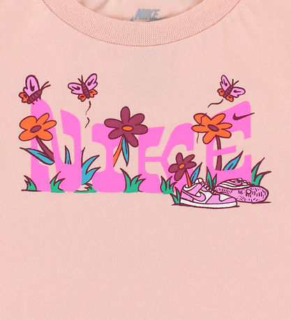 Nike T-shirt - Floral - Arctic Orange