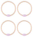 Name It Hårelastikker - 4-pak - NkfJolena - Cradle Pink/PEAR SOR