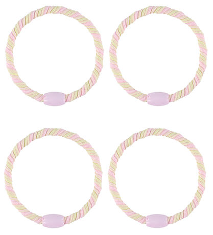 Name It Hårelastikker - 4-pak - NkfJolena - Cradle Pink/PEAR SOR