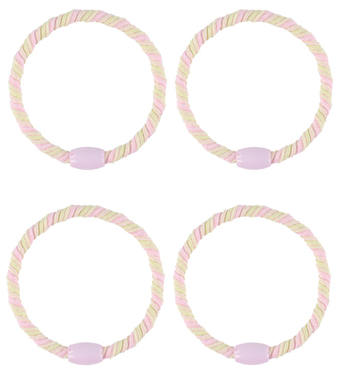 Name It Hårelastikker - 4-pak - NkfJolena - Cradle Pink/PEAR SOR