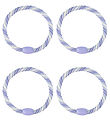 Name It Hårelastikker - 4-pak - NkfJolena - Purple Impression/BR