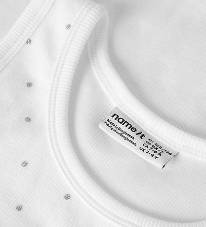 Name It Top - Rib - NkfHeba - Bright White