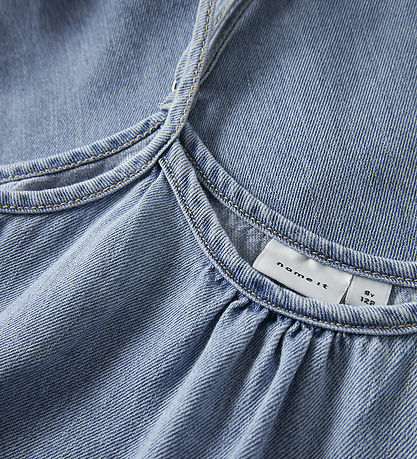 Name It Kjole - NkfHaven - Light Blue Denim/ANGLAISE