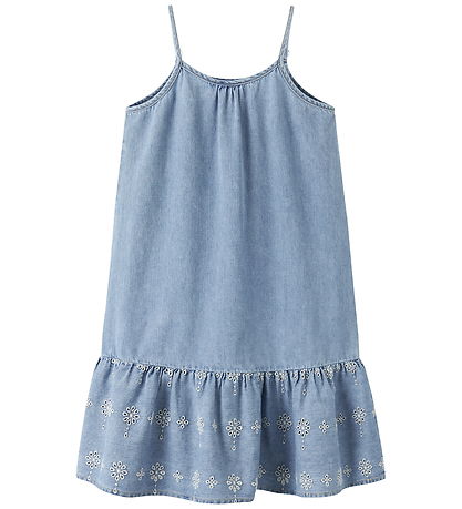 Name It Kjole - NkfHaven - Light Blue Denim/ANGLAISE