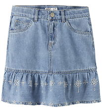 Name It Nederdel - NkfHallie - Light Blue Denim/ANGLAISE