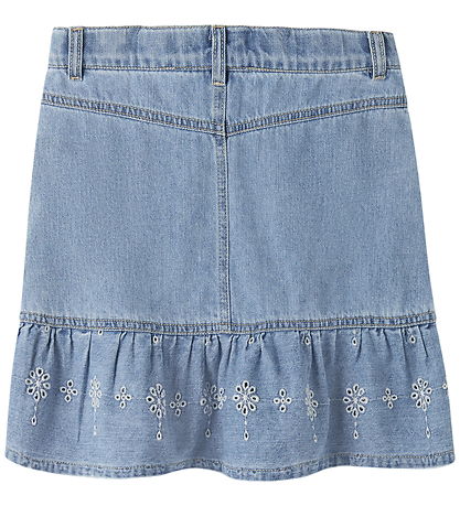 Name It Nederdel - NkfHallie - Light Blue Denim/ANGLAISE