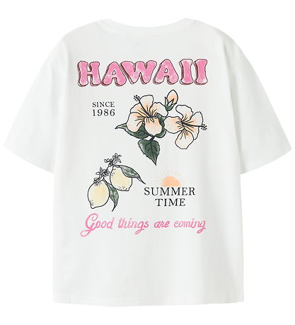 Name It T-shirt - NkfHana - Bright White