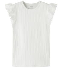 Name It Top - Rib - NkfHavelle - Bright White