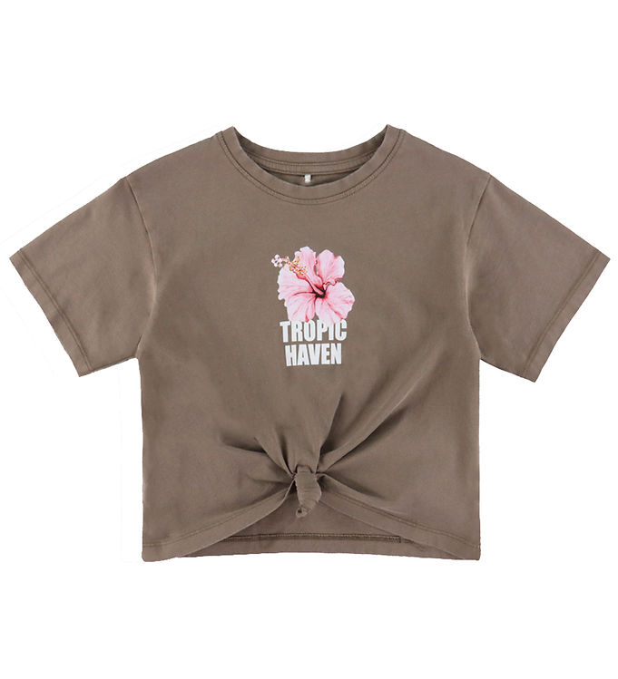 Name It Hasel - T-shirt - Brun - 122-128