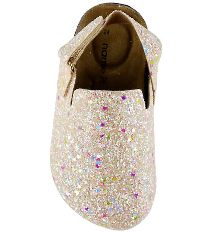 Name It Sandaler - NmnAvery - Peach Whip/GLITTER